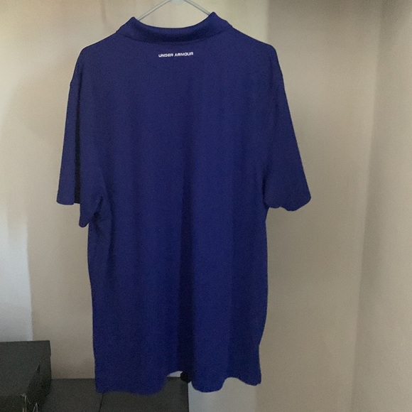 Men’s Under Armour Polo Blue Size XL Heatgear - Picture 6 of 7